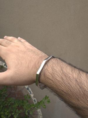 1 Pc Silver Plated Kara Bracelet